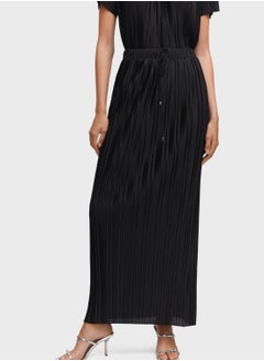 Pleated High Waist Skirt