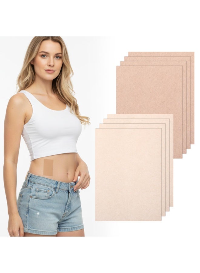 8 Pcs Tattoo Cover Up Patch Waterproof Tatoo Patch Cover Tape Tattoo Skin Invisible Breathable Patchs Concealer Sticker for Tattoos Scars Birthmarks Mole Darker Skin Tone - Image 5