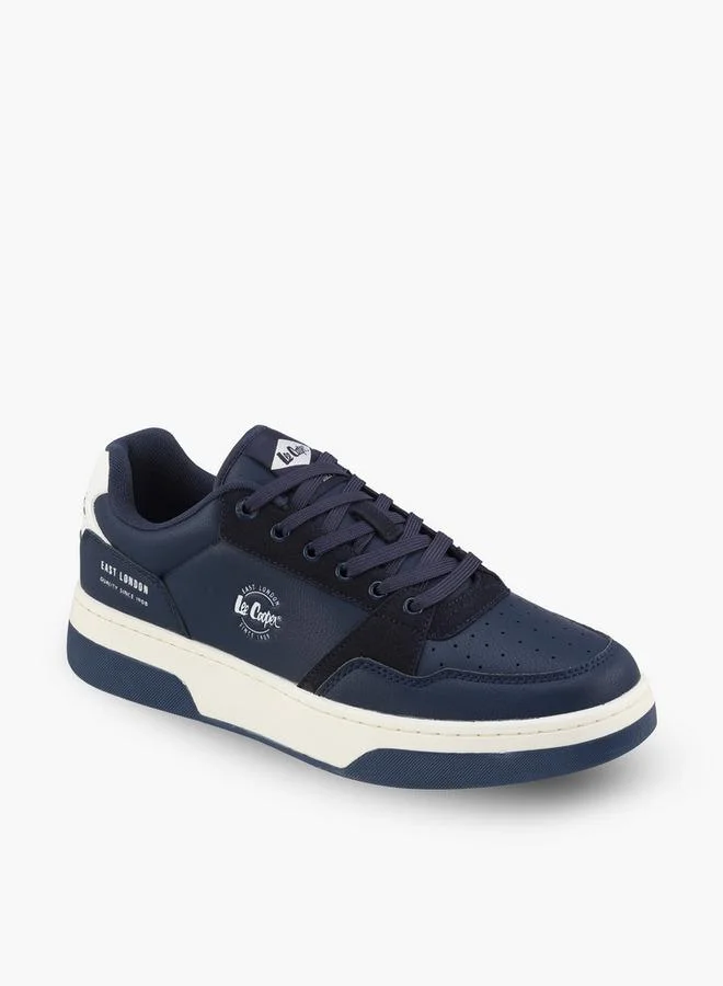 لي كوبر Men Panelled Lace-Up Ankle Sneakers