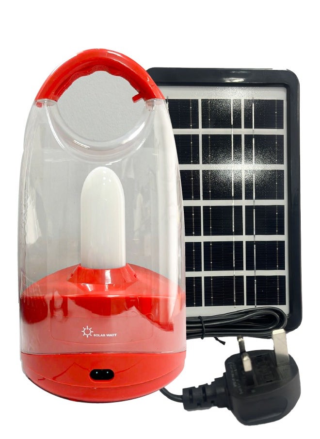 SOLAR WATT solar lantern solar watt lantern is lightweight suitable for transportation carrying and trips It runs on solar energy and led lighting and is equipped with a usb port for charging  - Image 1