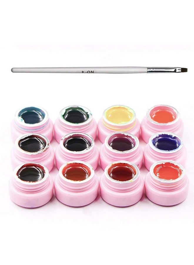 SISI TIME All 12 Colors Uv Gel Nail Polish Jelly Gel Crystal Clear Transperant Nail Art Kit - Image 3