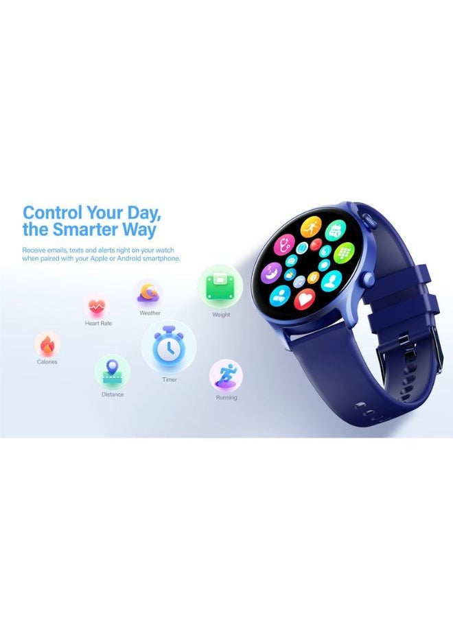 RIVERSONG - RIVERSONG Motive 7C Calling Smart Watch, 1.52 Inch Display, Black - Image 1