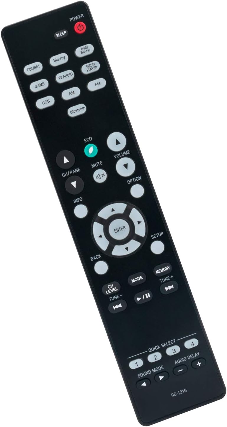 ZdalaMit RC-1216 Replacement Remote Control Applicable for Denon AV Surround Receiver AVR-S530BT AVRS530BT AVR-S540BT AVRS540BT AVR-X550BT AVRX550BT - Image 2