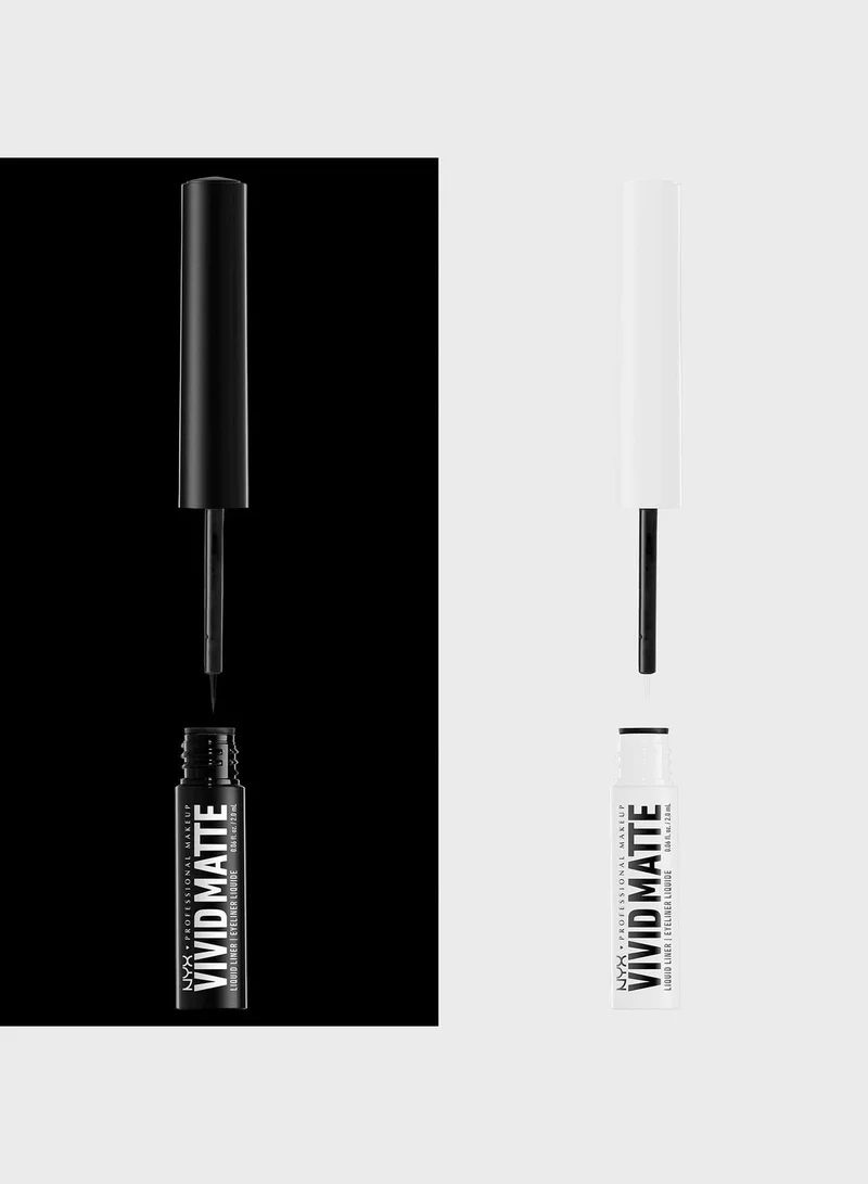 NYX PROFESSIONAL MAKEUP Vivid Matte Liquid Liner - Black