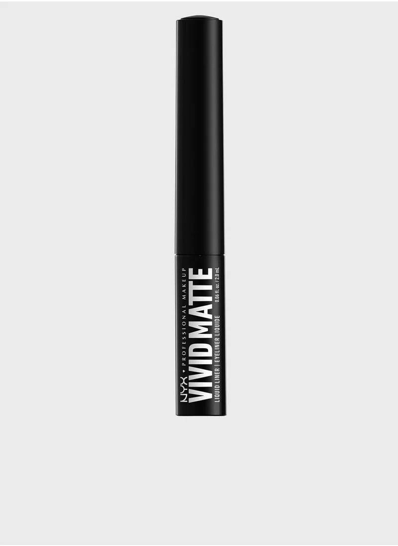 NYX PROFESSIONAL MAKEUP Vivid Matte Liquid Liner - Black