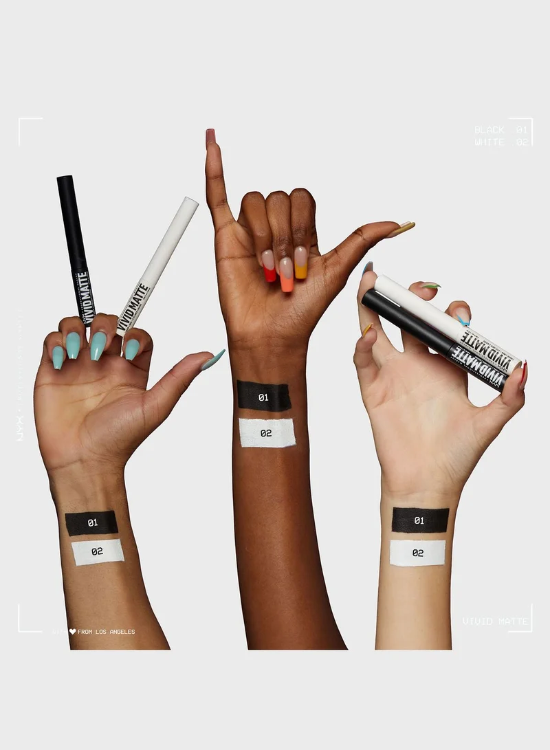 NYX PROFESSIONAL MAKEUP Vivid Matte Liquid Liner - Black