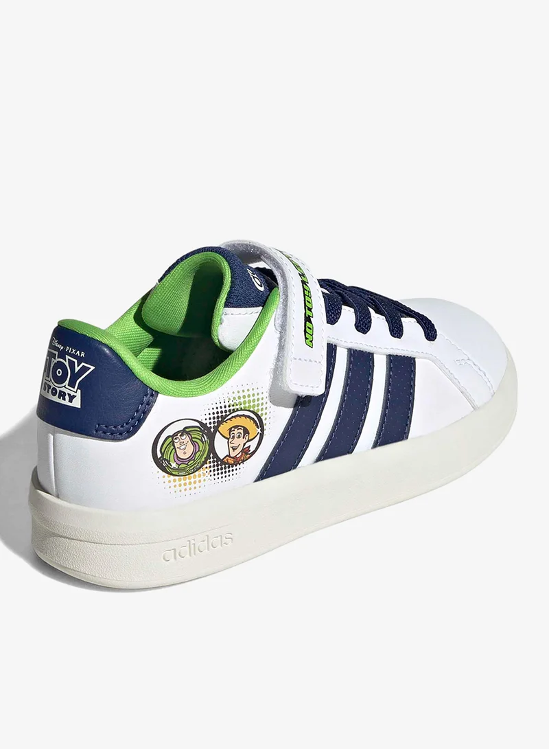 Adidas FTWWHT/DKBLUE/OWHITE Kids Grand Court Toy Story El  | Best Price UAE