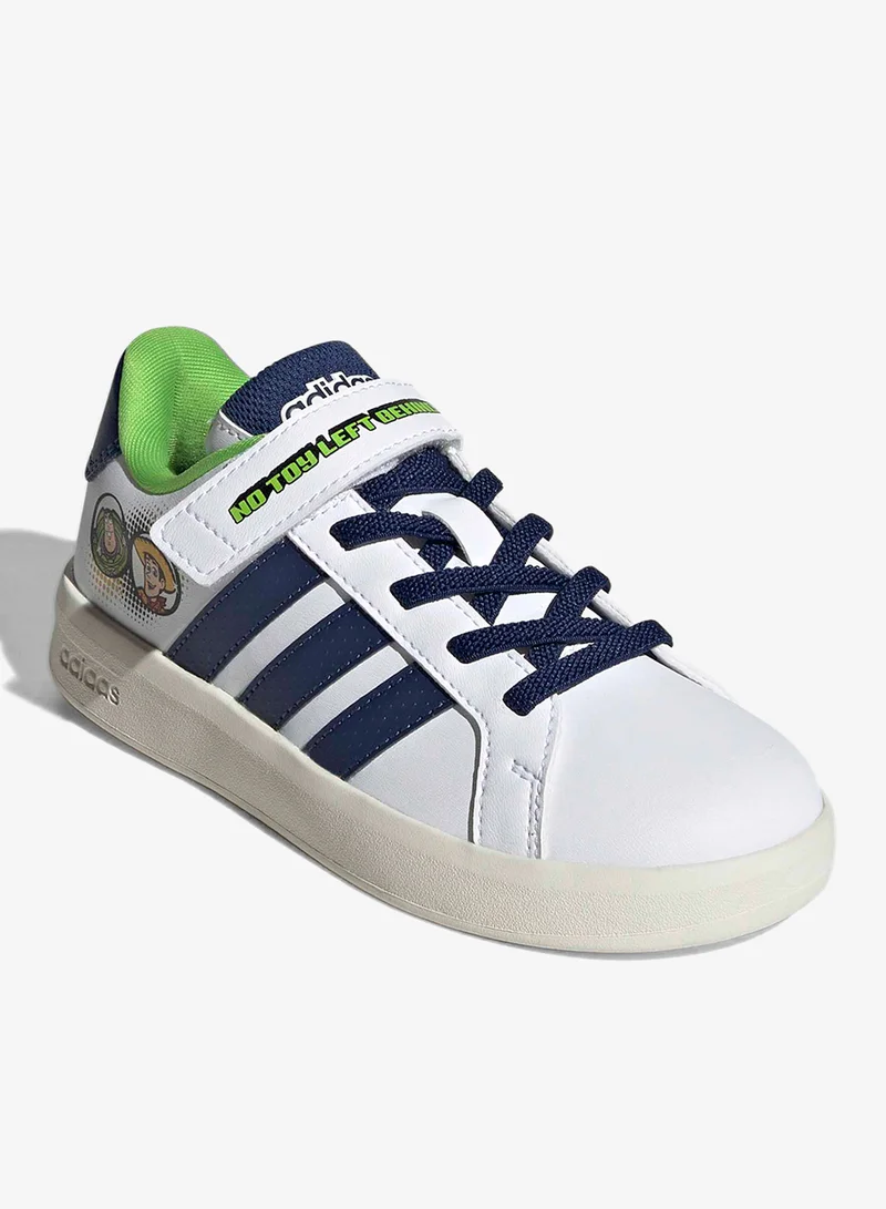 Adidas FTWWHT/DKBLUE/OWHITE Kids Grand Court Toy Story El  | Best Price UAE