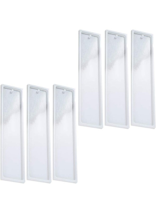 klarako 6Pcs DIY Bookmark Epoxy Resin Mold Bookmark Silicone Mould Bookmark Mold for DIY Craft Jewelry Bookmark Making - Image 1