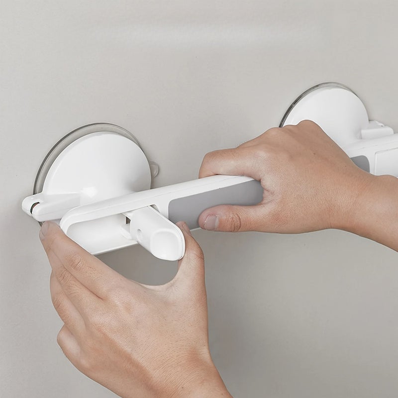 Drill Free Adhesive Bath Safety Grab Rail 2 Pack Anti Slip Handicap Handle - Image 5