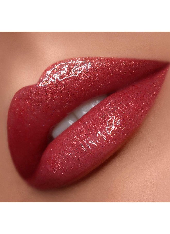 Sigma Beauty Moisturizing Smooth Tinted Lip Gloss Shimmer Soft Rosewood Shimmer Moisturizing High Shine Non Sticky Lip Gloss Wear Alone Or Over Lipstick Secret Garden  - Image 5