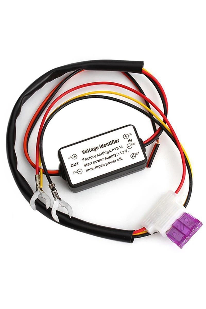 إيروريكس وحدة تحكم متعددة لأضواء التشغيل النهاري LED للسيارة، مزودة بمرحل ومخفت إضاءة، تعمل بجهد 12-18 فولت، ومزودة بسلك توصيل، تعمل بجهد منخفض، ومزودة بإضاءة ضباب. - Image 1