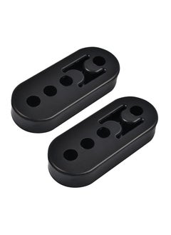 Y&D Exhaust Hanger 12mm 4 Hole, 2Pcs Adjustable Muffler Shock Absorber for Pipe, Universal Tailpipe Mount Brackets Insulator Car Truck SUV  - Image 1