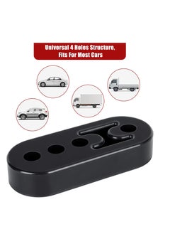 Y&D Exhaust Hanger 12mm 4 Hole, 2Pcs Adjustable Muffler Shock Absorber for Pipe, Universal Tailpipe Mount Brackets Insulator Car Truck SUV  - Image 3