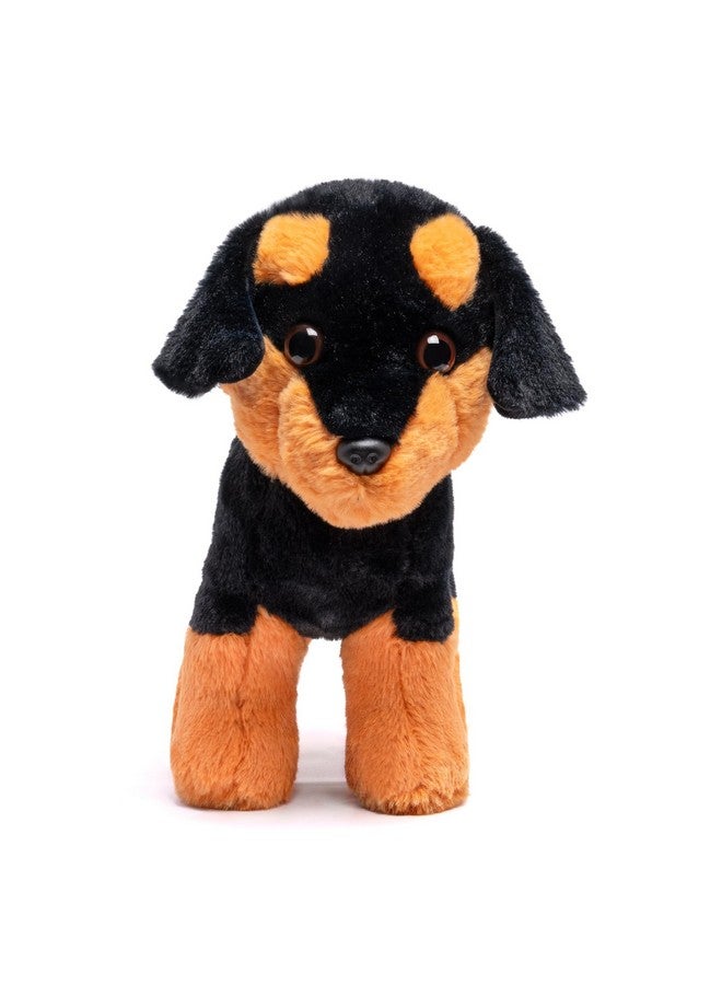 Mirada Black Rottweiler Dog Soft Toy | Adorable Plush Animal Husky Dog for Kids | Soft and Huggable Stuffed Toy -30 cm - Image 2