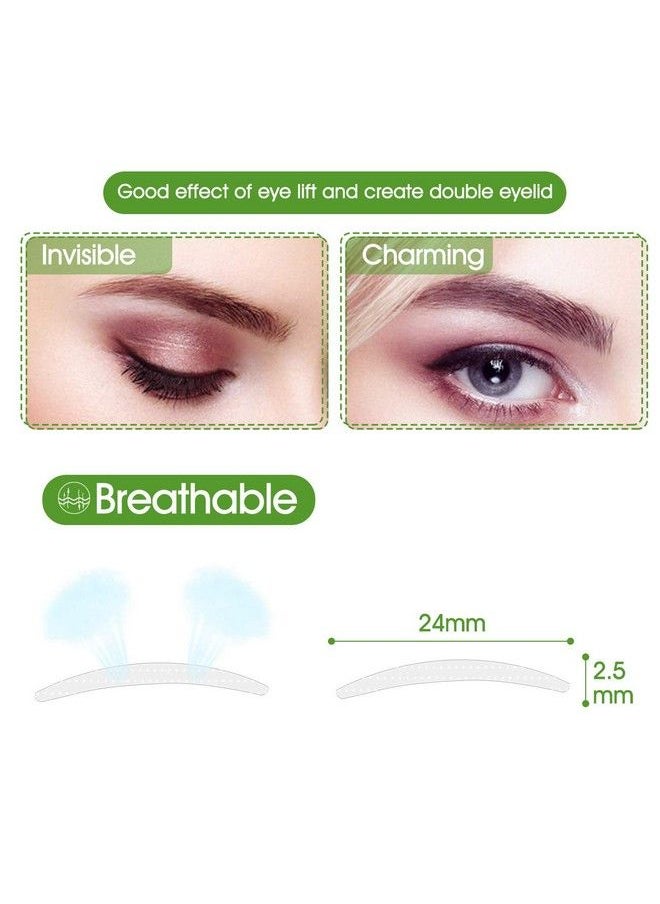 Pormasbenzer Tik Tok 2Bags/656Pcs Natural Invisible Slim Double Eyelid Tapes Lift Strips Stickers Onesided Sticky Instant Eyelids Lift Without Surgery Perfect For Saggy Hooded Droopy Uneven Monoeyelids  - Image 5