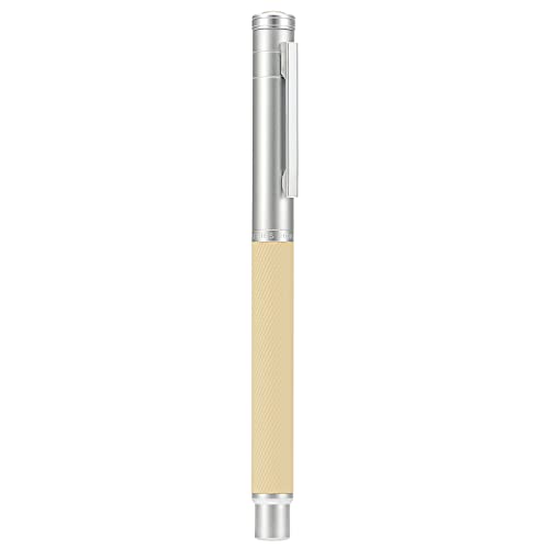 Asvine Silver Birch Forest Aluminum Fountain Pen Extra Fine Nib with Converter and Metal Case Set By Asvine - Image 3