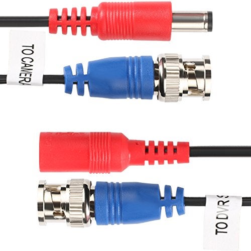 SHD 2Pack 200Feet Video Power Cable - BNC to RCA & BNC Female Connectors for CCTV Security System - Image 5