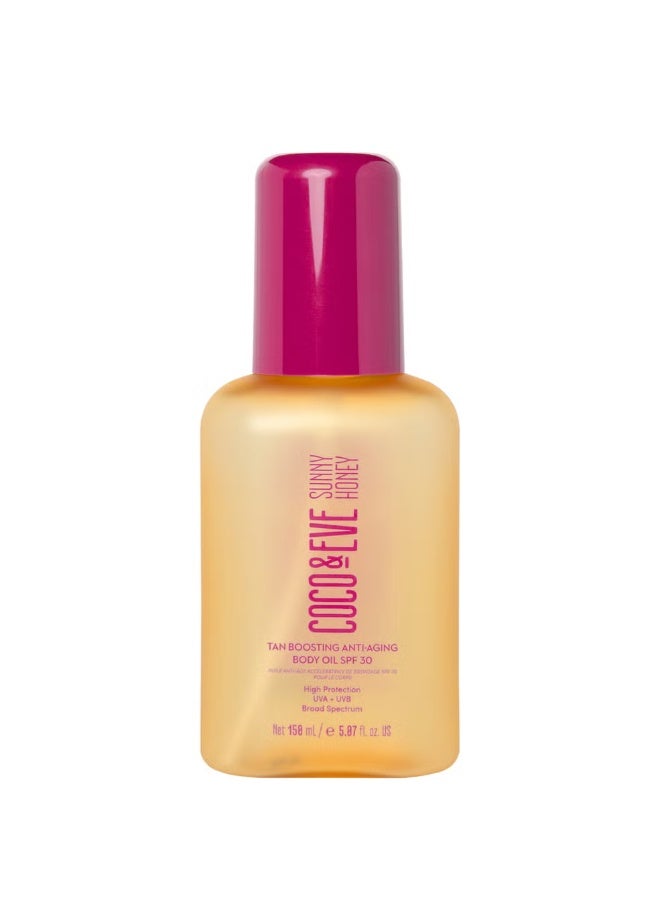 Coco & Eve Tan Boosting Anti-aging Body Oil SPF30 150ml - Image 1