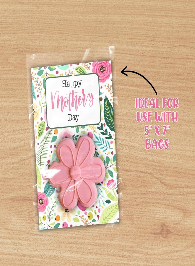 Lashicorn Cookie Backer Cardstock Grease Proof 30pk 4x6” Happy Mother’s Day Floral for Sugar Cookies Sprinkles for Bags Care Instructions Packaging Storage Preservation Baking - Image 4