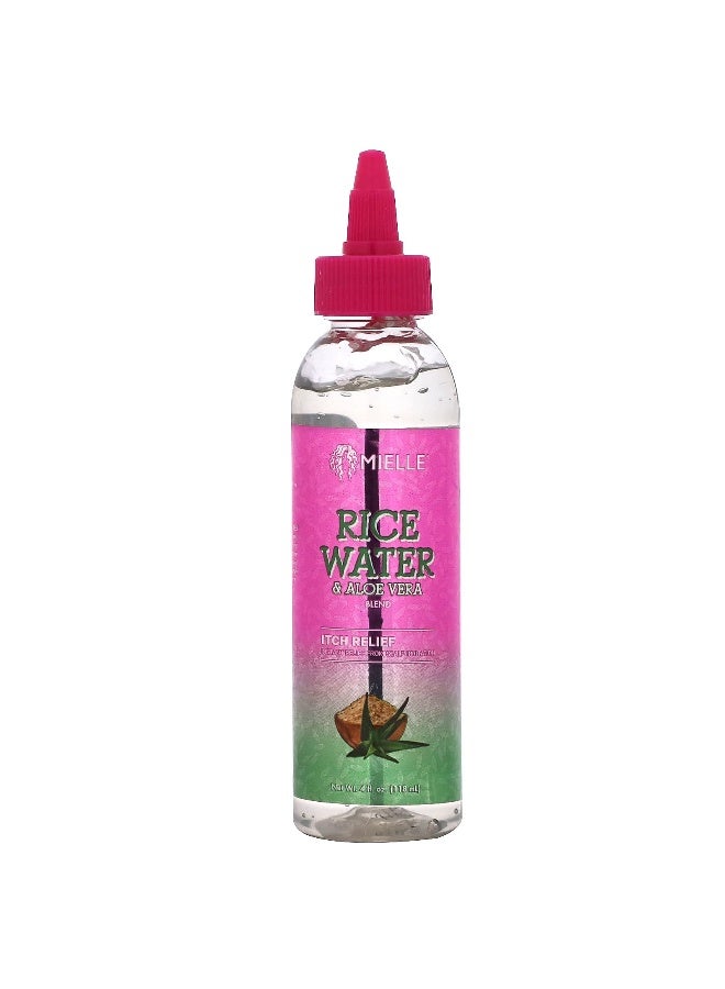 MIELLE Mielle, Itchy Relief, Rice Water & Aloe Vera Blend, 4 fl oz (118 ml) - Image 1