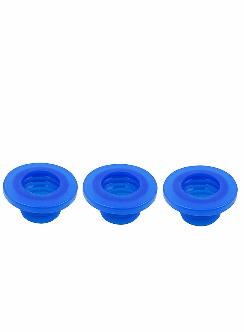 3 Pack Drain Pipe Seal Hose Silicone Plug,Silicone Sealing Plug Kitchen Pipe Sewer Seal Ring Washing Machine Drain Multipurpose Pipe Connector Bathroom Kitchen Laundry (Blue)  - Image 5