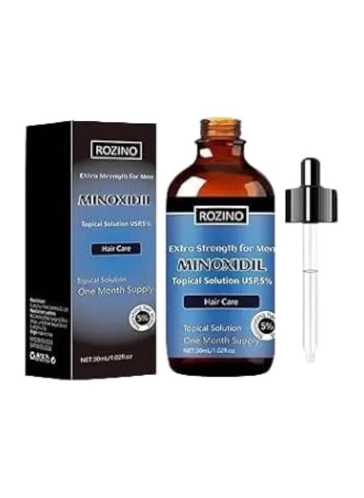 روزينو محلول روزينو مينوكسيديل خمسة بالمئة لنمو الشعر – قوة إضافية للرجال (٣٠ مليلتر)