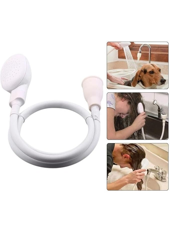 1pcs Sink Spray Rubber Hose Portable Shampoo Sprayer - Image 4