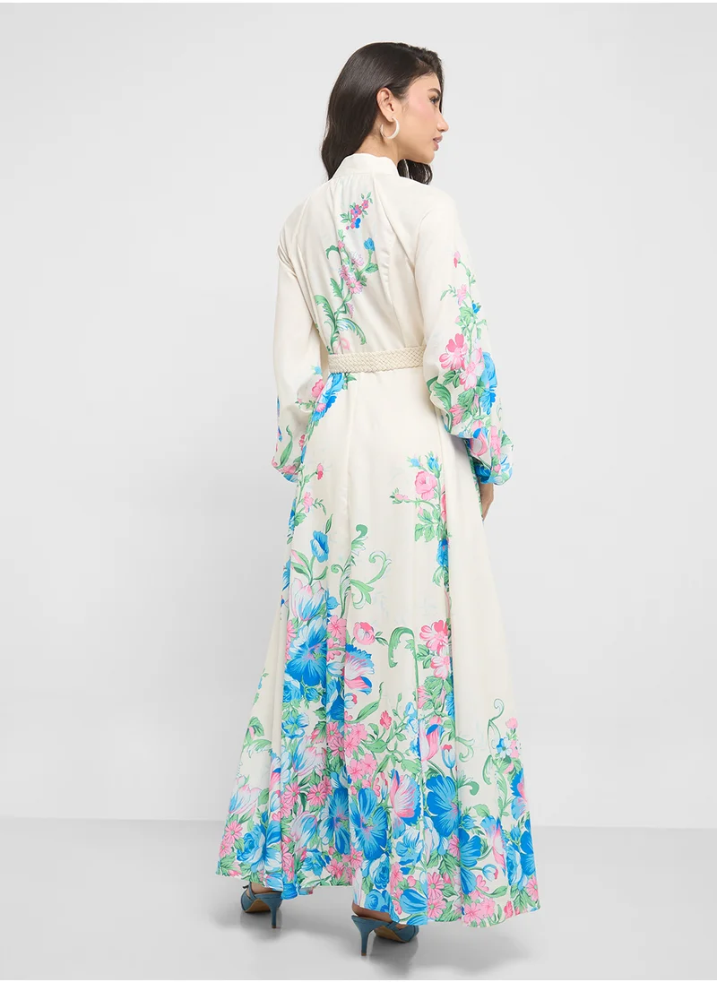 ايلا Floral Print Dress