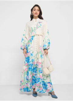 ELLA Floral Print Dress  - Image 4