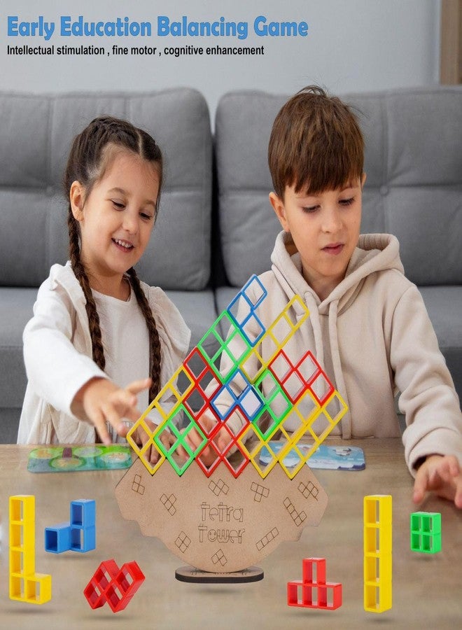Ixora Tetra Tower Game, Tetra Tower Balance Board Game for Kids Adults, Brain Memory STEM Toys Games for Family Night, Parties, Travel, Christmas Birthday Ideas Gift for Kids - Image 4