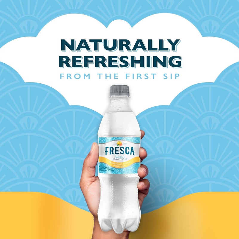 Fresca Citrus Original Sparkling Soda Water, 16.9 oz Bottles, Pack of 6 - Image 5