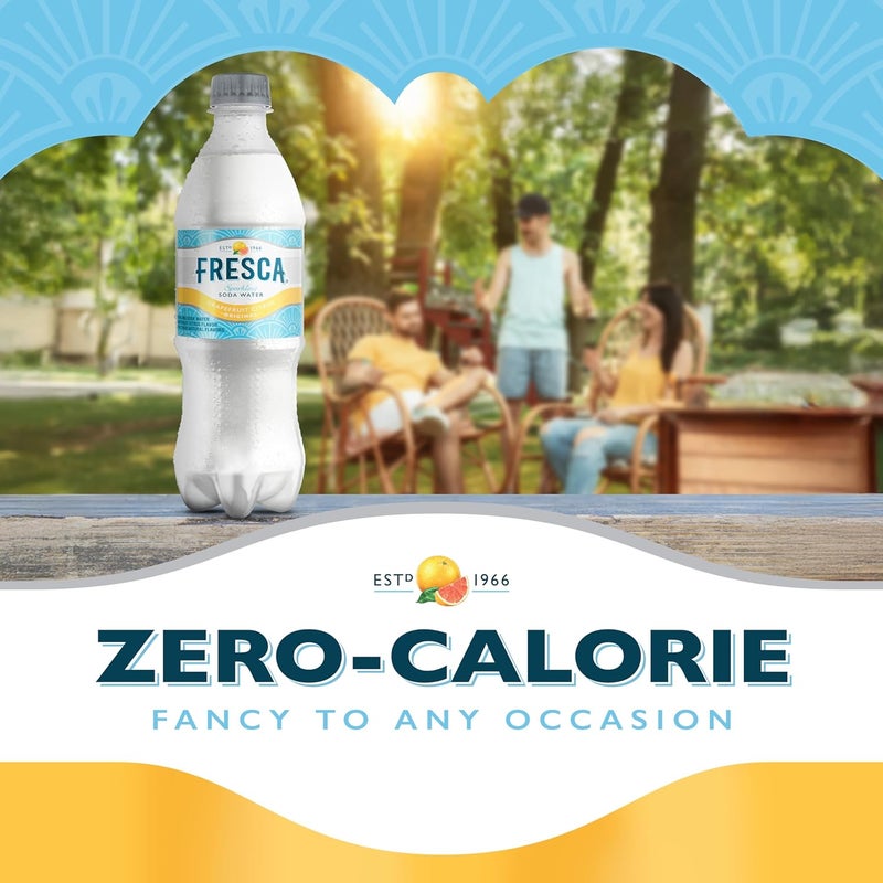 Fresca Citrus Original Sparkling Soda Water, 16.9 oz Bottles, Pack of 6 - Image 4