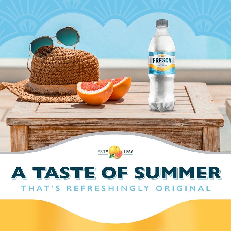 Fresca Citrus Original Sparkling Soda Water, 16.9 oz Bottles, Pack of 6 - Image 3