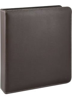 A5 SMALL SIZE Artificial Leather Elite Document Presentation Folder with 2 Rings 250 Sheets Capacity Brown SUITABLE FOR A5 DOCUMENTS ONLY!!!