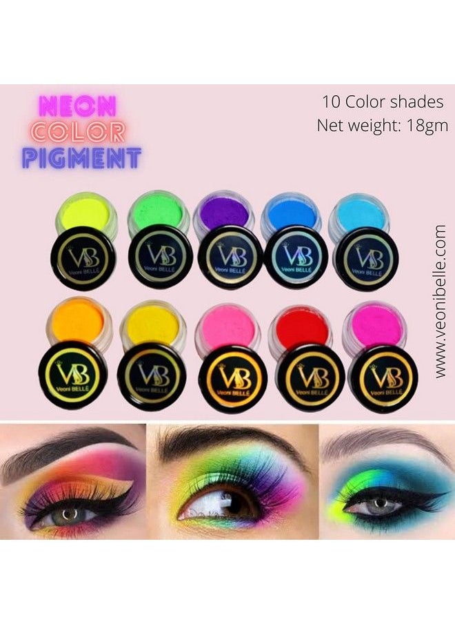 Veoni Belle - Color Eyeshadow Pigment For Eye Makeup (Orange) - Image 1