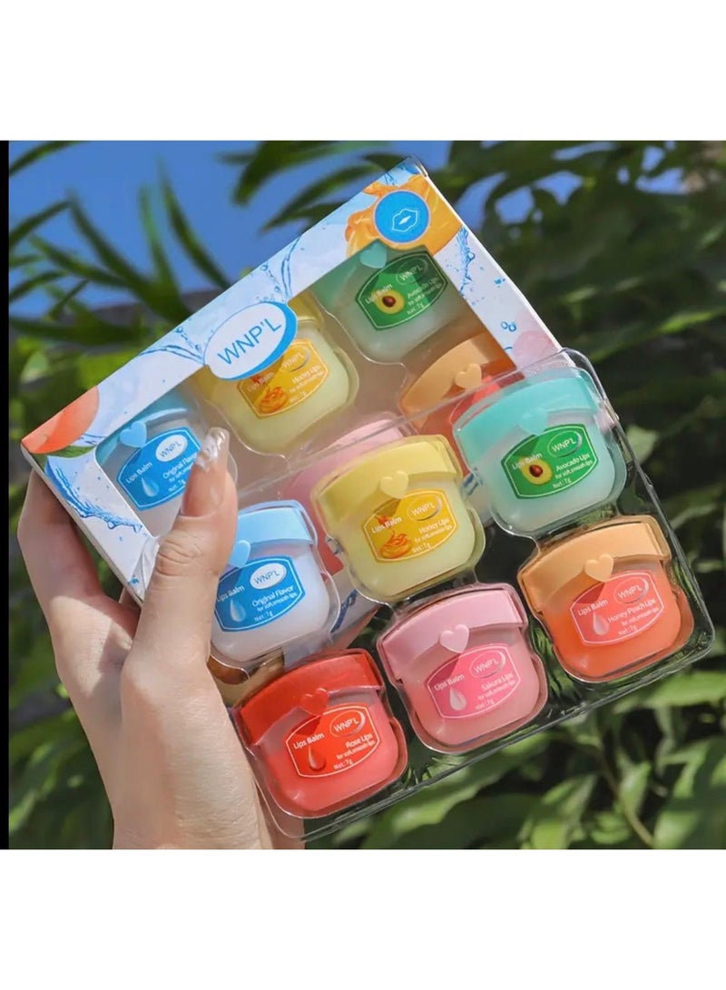 WNP’L WNP'L Hydrating Lip Balm Set - Assorted Fruit & Flower Flavors (6-Pack) for Soft, Smooth Lips - Image 1