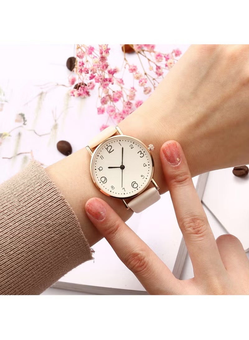 Fashion Quartz Womens Watches, Leather Strap Ladies Casual Watch, Easy to Read Watch Fashion Watch Best Gift for Your Friend and Families - Image 4