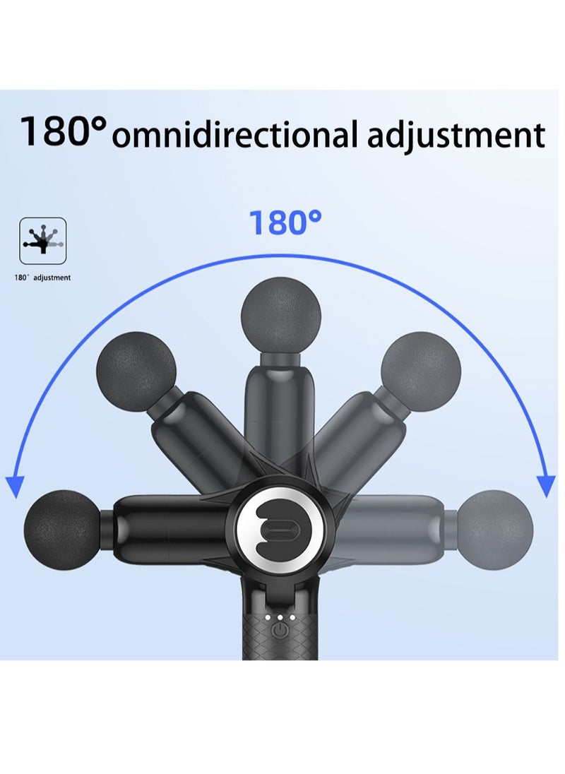 Arabest Mini180 Pistola De Masaje De Tejido Profundo 3 Engranajes Masajeador De Músculo Profesional Rotatable Perched Percussion Dispositivo De Masaje  - Image 5