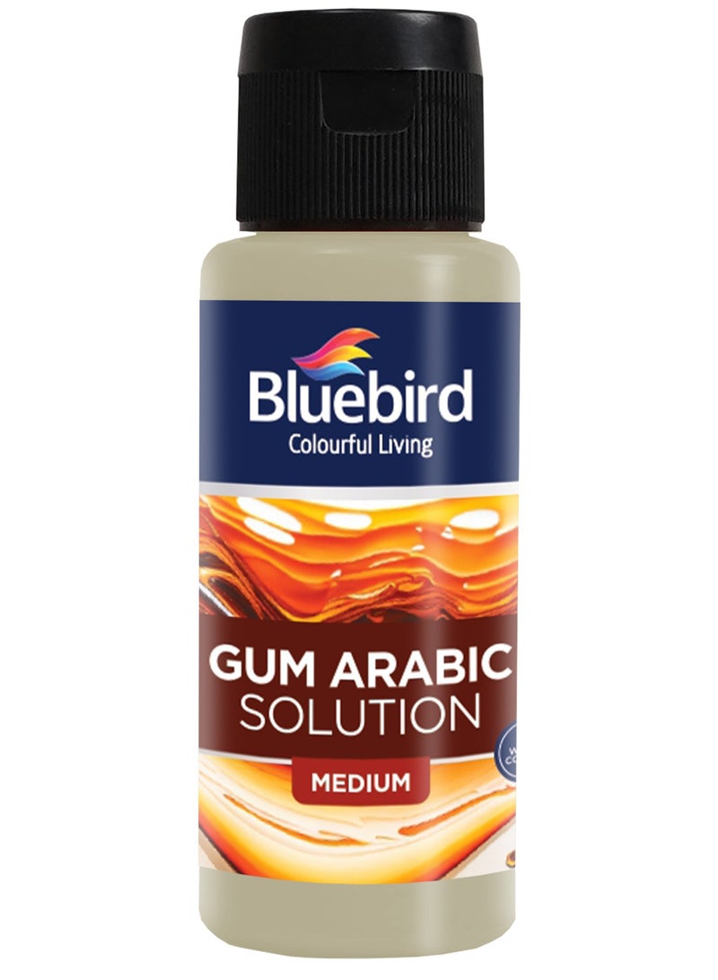 بلوبيرد صمغ عربي ممتاز من بلو بيرد - زجاجة 100 مل للفن اليدوي بالأكريليك والألوان المائية.