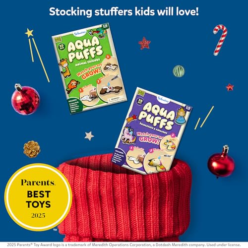 Skillmatics مجموعة فنون 3D من سكيلماتكس - حيوانات أكوا بافز، هدايا صغيرة، فن الرسم حسب الأرقام للأطفال، نشاط تلوين وضخ، هدية سفر وعيد الميلاد للبنات والأولاد من عمر 4 إلى 10 سنوات - Image 3