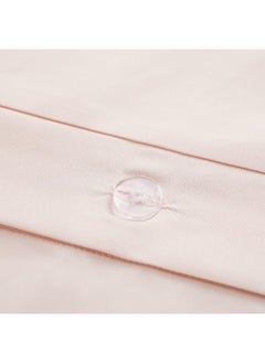 Serta SERTA Simply Clean Ultra Soft 3 Piece Hypoallergenic Stain Resistant Pleated Duvet Cover Set, Full/Queen, Blush  - Image 5