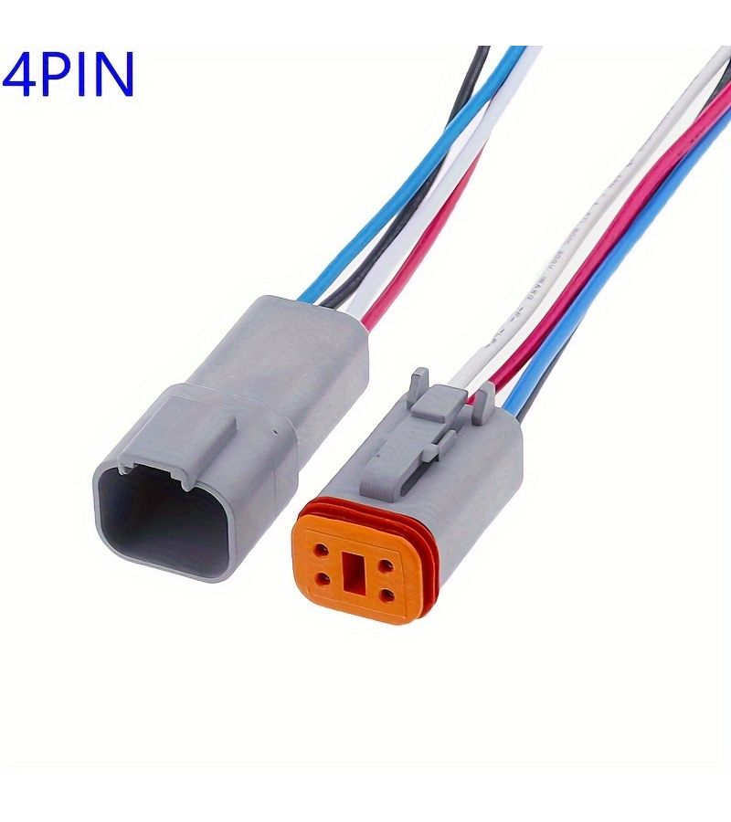 Automotive 2 Pin DT Connector Wiring Harness Plug Male Female Terminal Block - Image 5