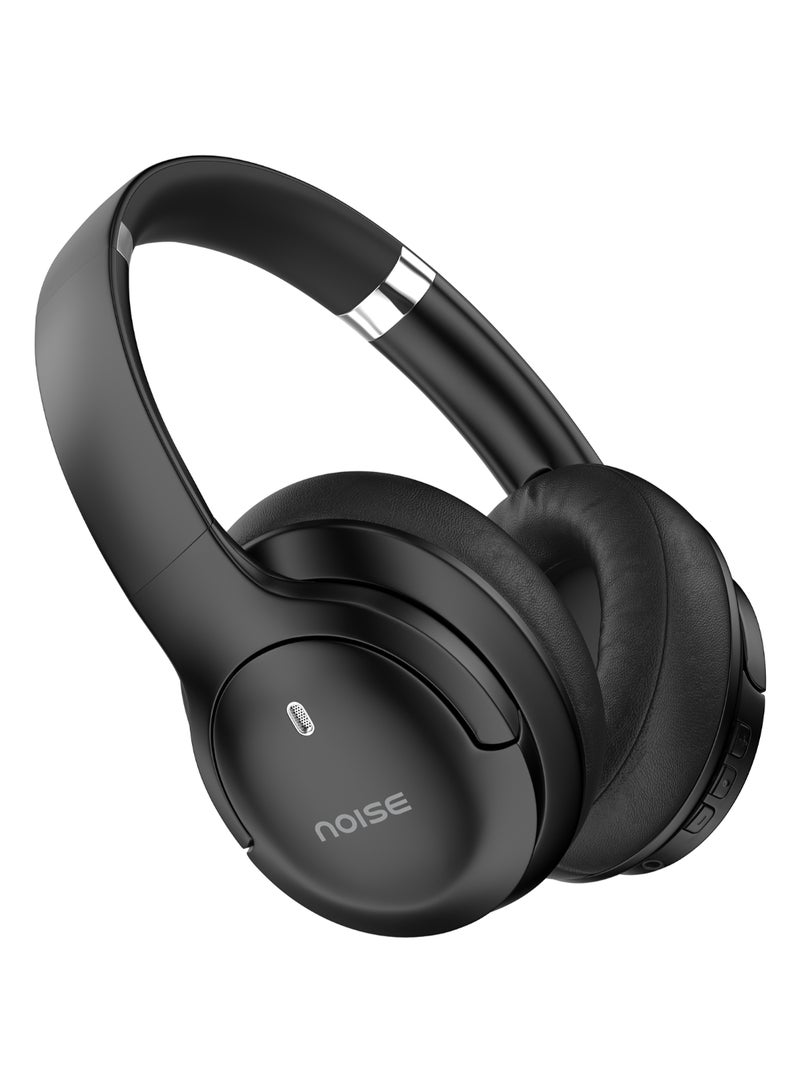 Noise Newly Launched 4 Wireless Over-Ear Headphones with 70H Playtime, ENC, 40mm Driver, Low Latency(up to 40ms), Dual Pairing, BT v5.4 Carbon Black - Image 1