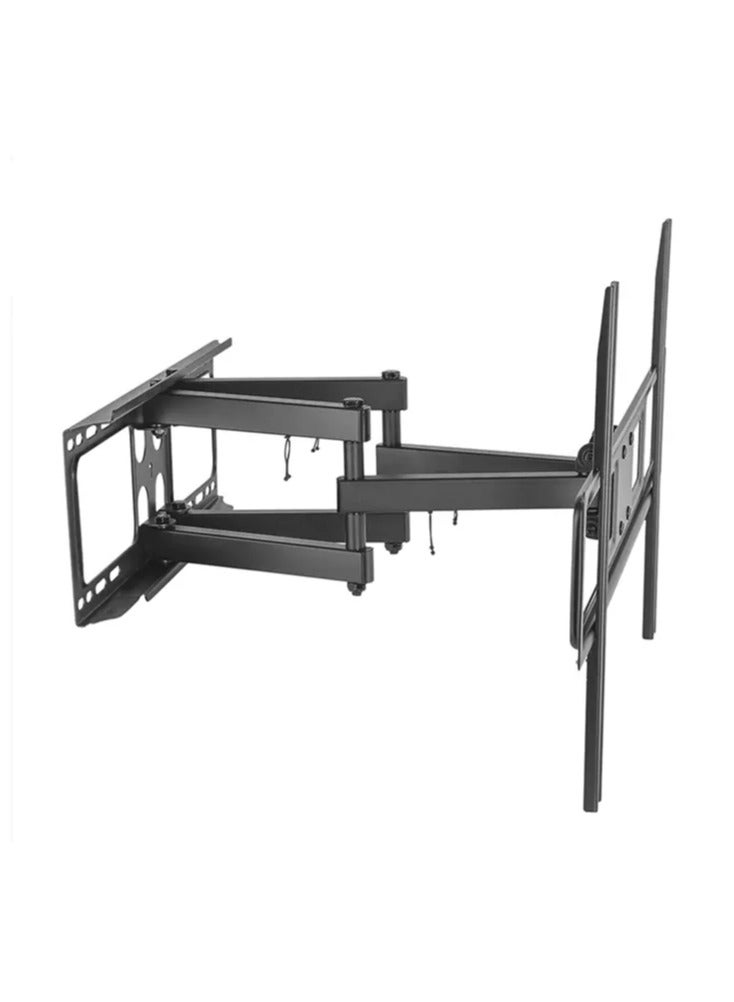 BEETEC Double Arms Swivel TV Wall Mount for 26"-70" LED & LCD Flat Panel TVs up to 45 kg/99 lbs, VESA up to 400x400mm, Full Motion, 464 mm Extension, Black | TF-SG807 - Image 1