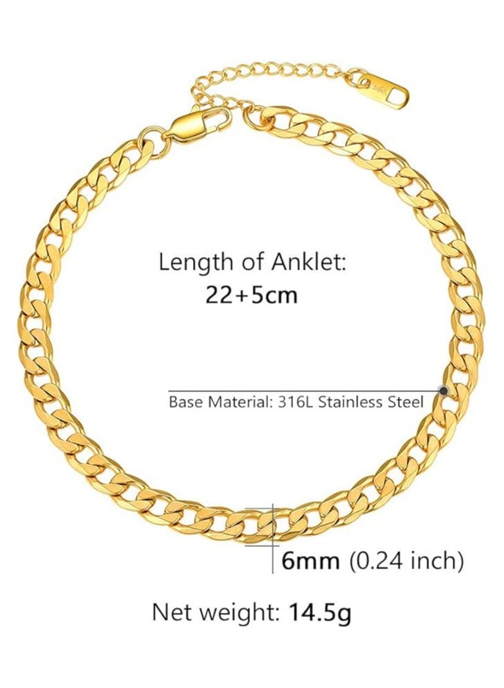 PROSTEEL Anklet Bracelet For Women Summer Simple Dainty Figaro Chain Gold Anklets Ankle Braclet - Image 4