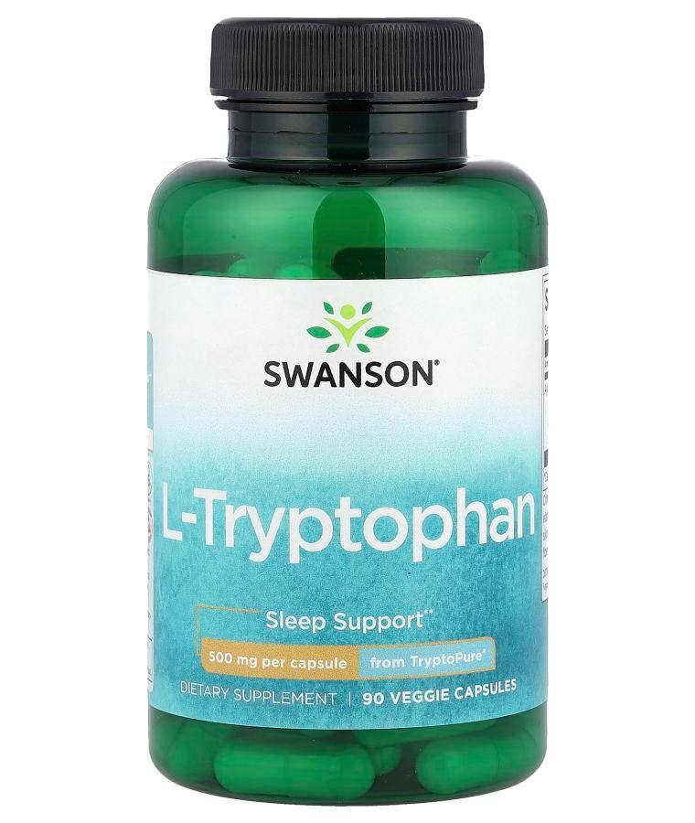 L-Tryptophan 500 mg 90 Veggie Capsules