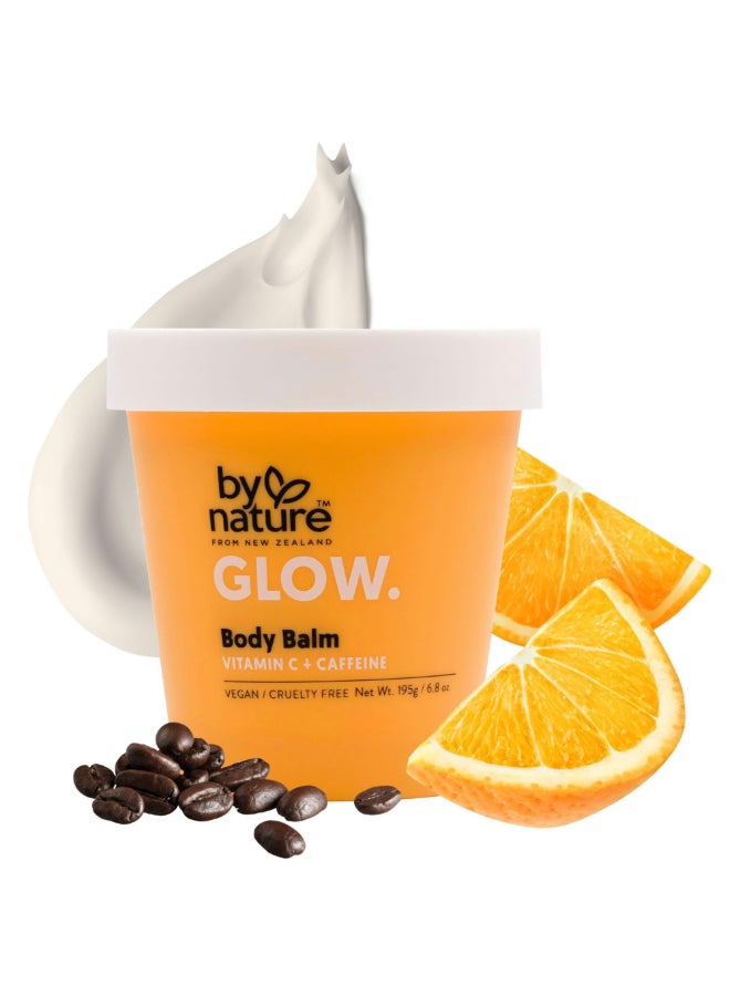 By Nature Glow Vitamin C Caffeine Body Balm for Dark Spots Hydrating Skin Moisturizer with Whipped Shea Butter Vegan CrueltyFree Made in New Zealand 68 oz - Image 2