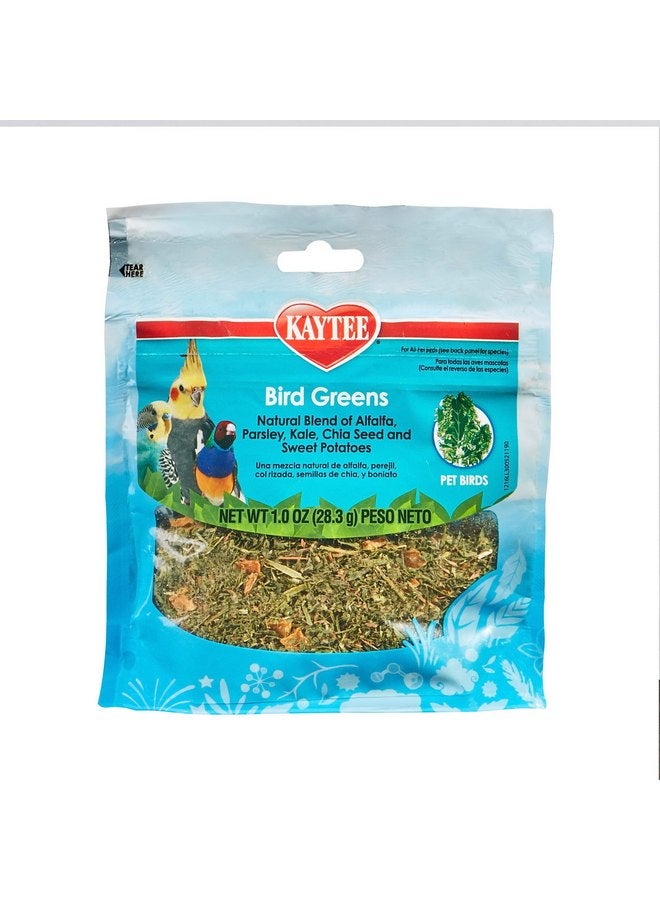 Kaytee Bird Greens Treat for All Pet Birds, 1 oz - Image 1