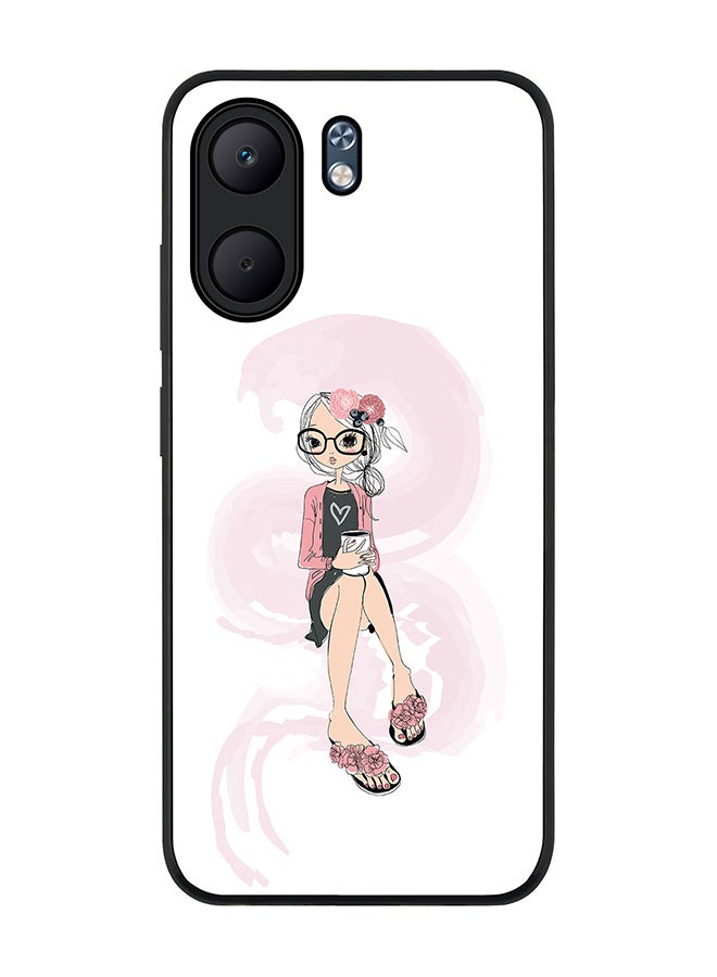 Stylizedd For Oppo A5x 5G / A5x 4G Case,Slim fit Camera Protection, Shockproof Thin Phone cover  - Nerdy Cute - Image 1
